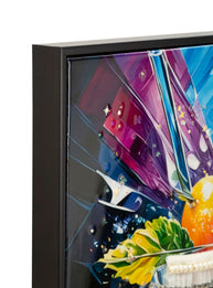 Wandbild Cocktail 92 cm – Leinwandbild Deko
