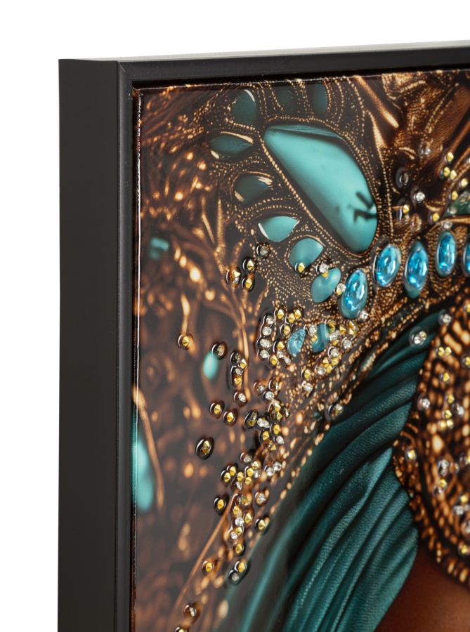 Wandbild Frau Maya 100 cm – Leinwandbild Deko