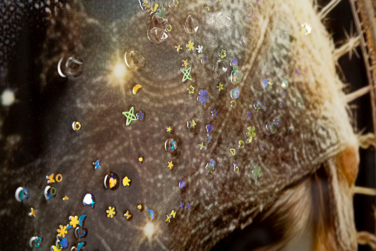 Wandbild Mutterschaft Berge 90 cm – Leinwandbild Deko
