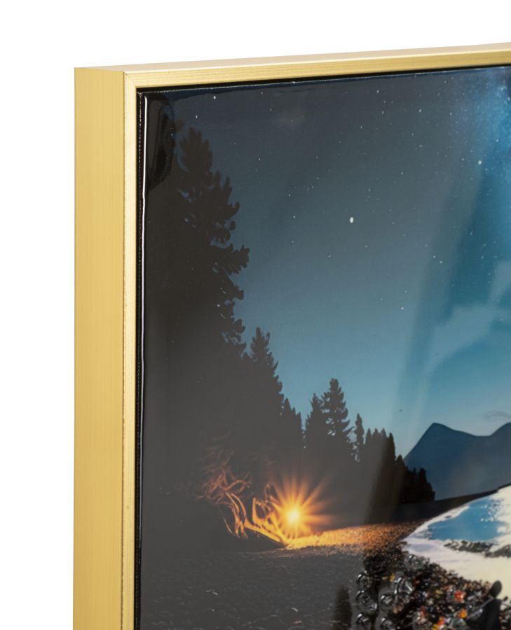 Wandbild Farben Strand 90 cm – Leinwandbild Deko