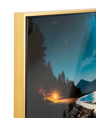 Wandbild Farben Strand 90 cm – Leinwandbild Deko