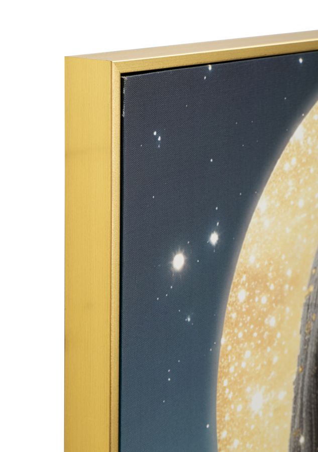 LED-Bild Frauenportrait Venus Bunt – Leinwandbild Deko