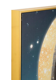 LED-Bild Frauenportrait Venus Bunt – Leinwandbild Deko