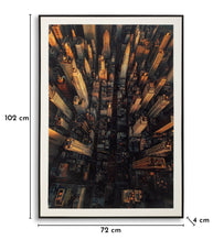 Wandbild Stadt 102 cm – Leinwandbild Deko