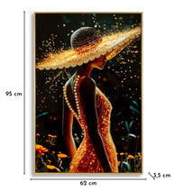 Wandbild Frau 92 cm A – Leinwandbild Deko