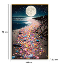 Wandbild Farben Landschaft 90 cm – Leinwandbild Deko