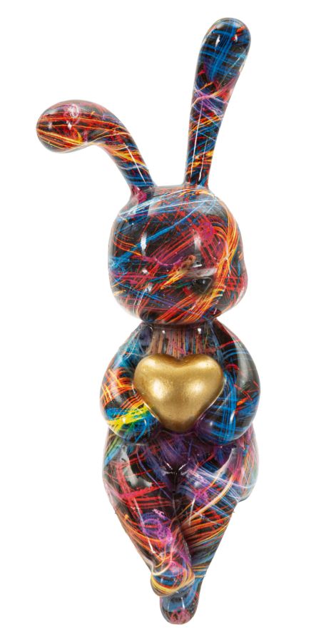 Dekofigur Hase Bunt 23 cm – Tierfigur