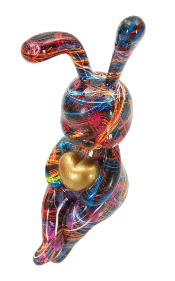 Dekofigur Hase Bunt 23 cm – Tierfigur