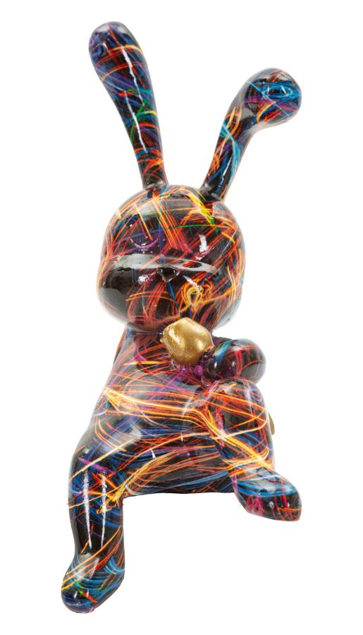 Dekofigur Hase Bunt 22 cm – Tierfigur
