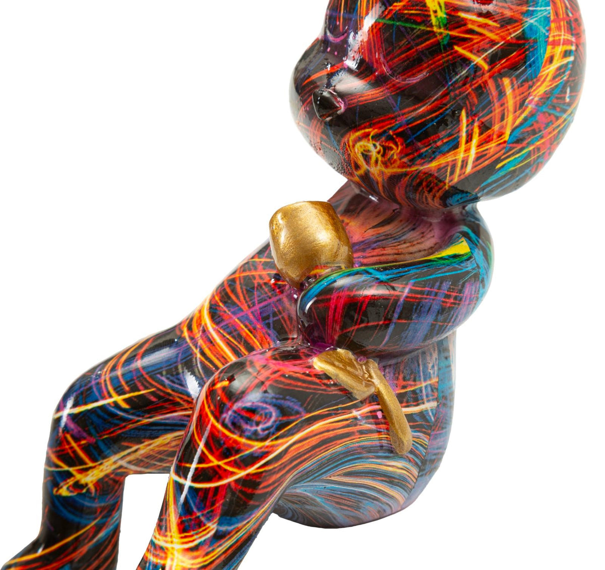 Dekofigur Hase Bunt 22 cm – Tierfigur