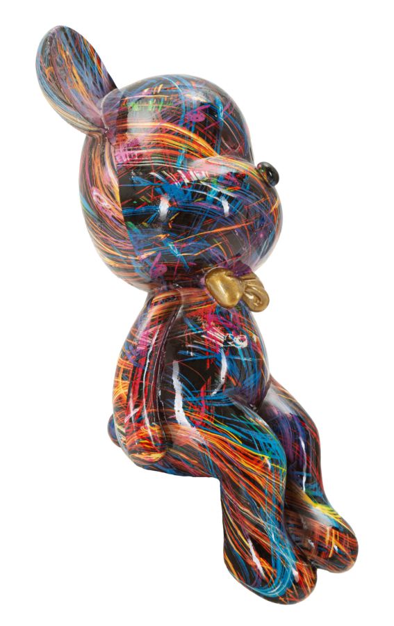 Dekofigur Teddybär Bunt 12,5 cm – Tierfigur