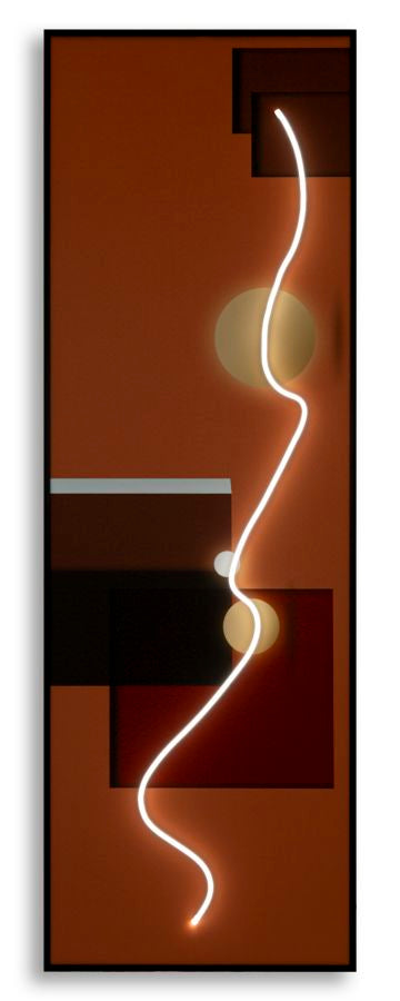 LED-Bild Abstrakt Bunt 150×50 cm – Leinwandbild Deko