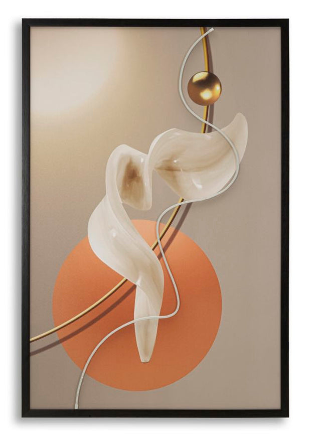 LED-Bild Abstrakt Bunt 80×120 cm A – Leinwandbild Deko