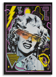 LED-Bild Pop-Ikone Bunt – Leinwandbild Deko