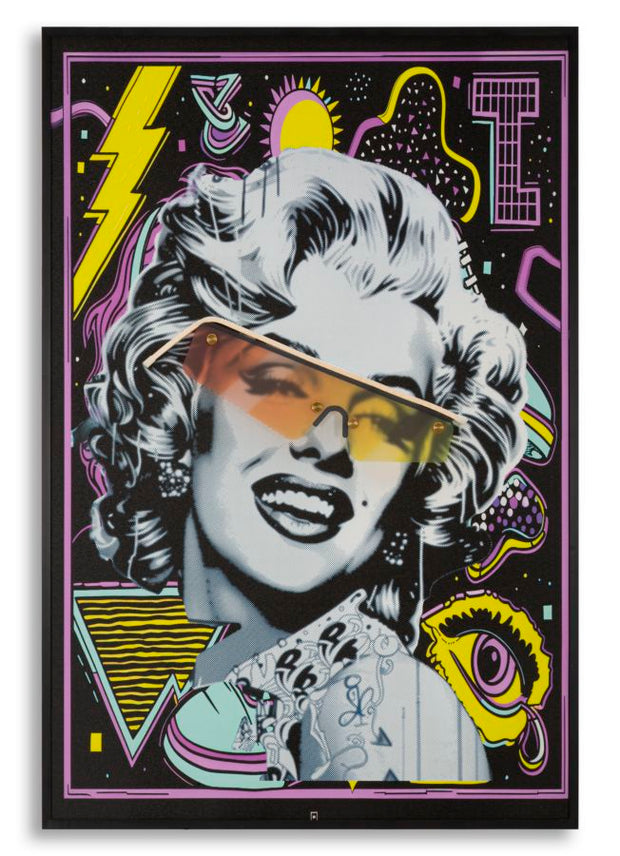LED-Bild Pop-Ikone Bunt – Leinwandbild Deko