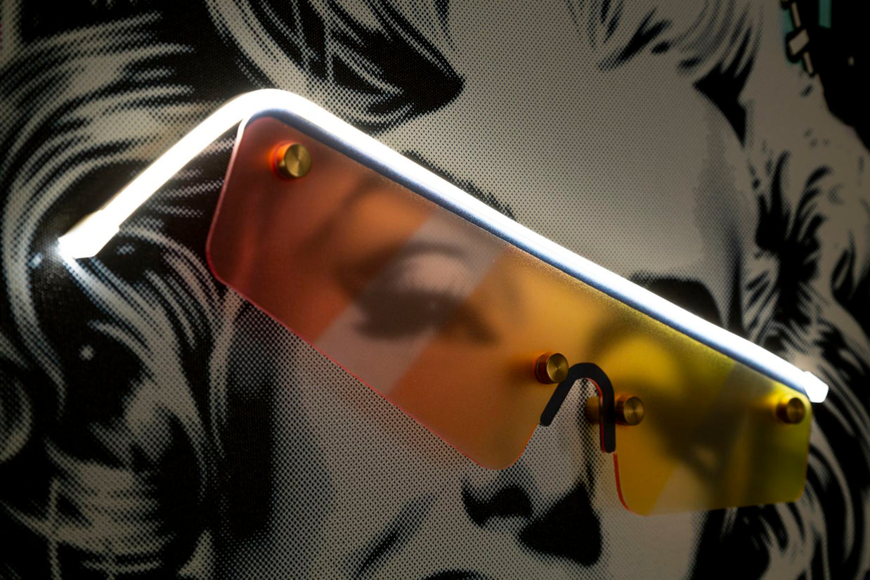 LED-Bild Pop-Ikone Bunt – Leinwandbild Deko
