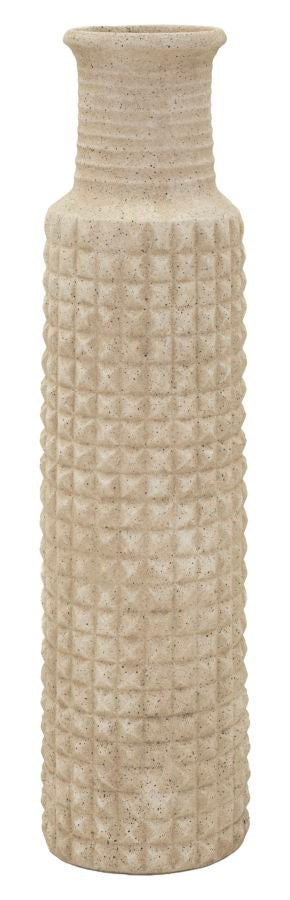 Bodenvase Sand Beige 110 cm