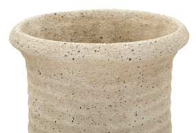 Bodenvase Sand Beige 110 cm
