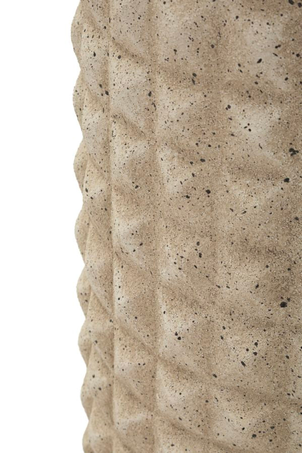 Bodenvase Sand Beige 110 cm