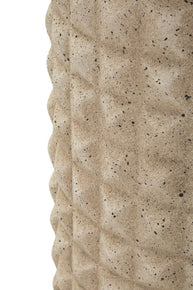 Bodenvase Sand Beige 110 cm