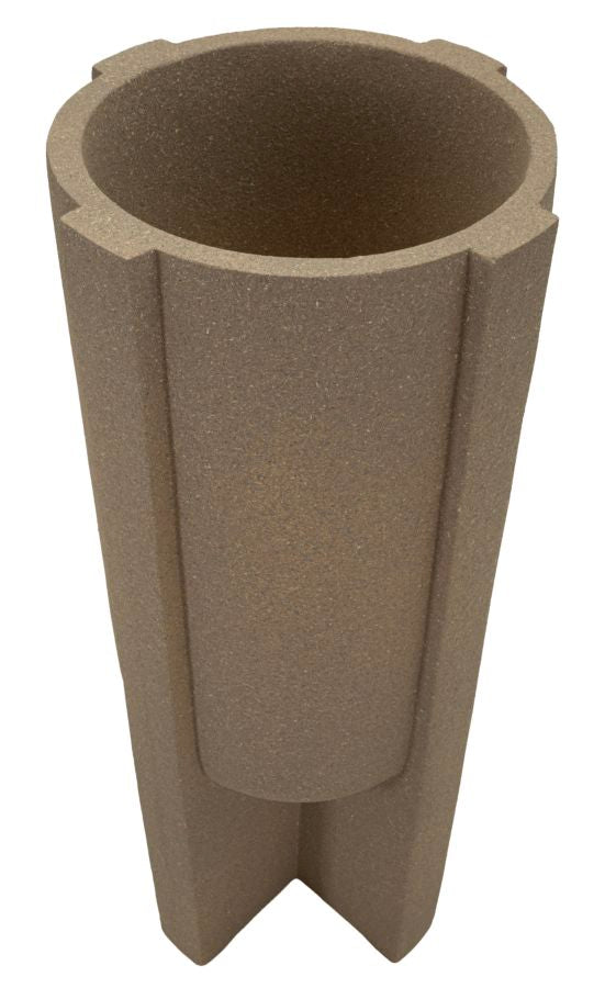 Bodenvase Moai Braun 101 cm