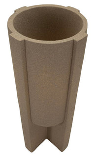 Bodenvase Moai Braun 101 cm
