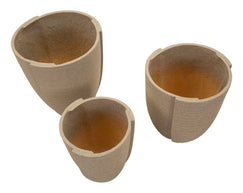 Übertopf Peru Grau 3er Set 47 cm