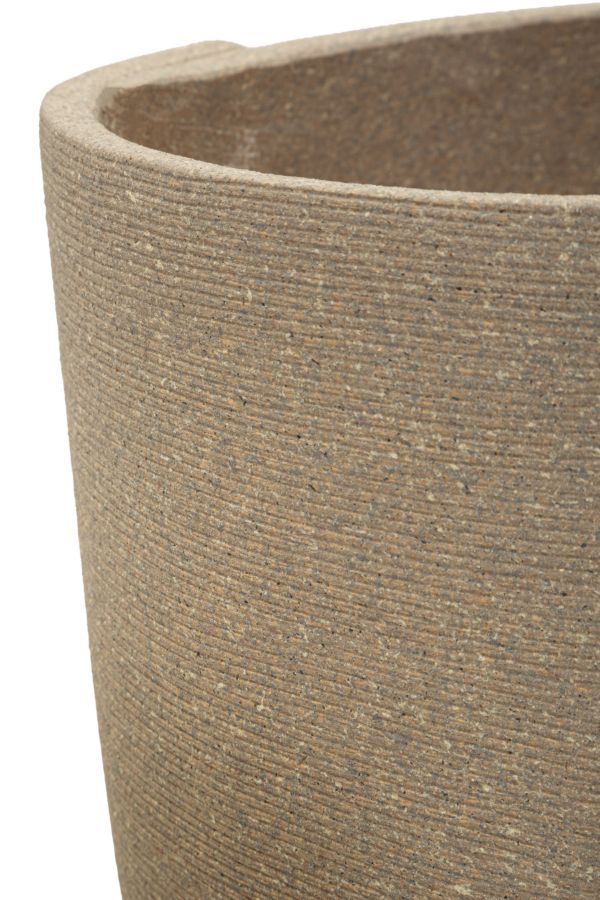 Übertopf Peru Grau 3er Set 47 cm