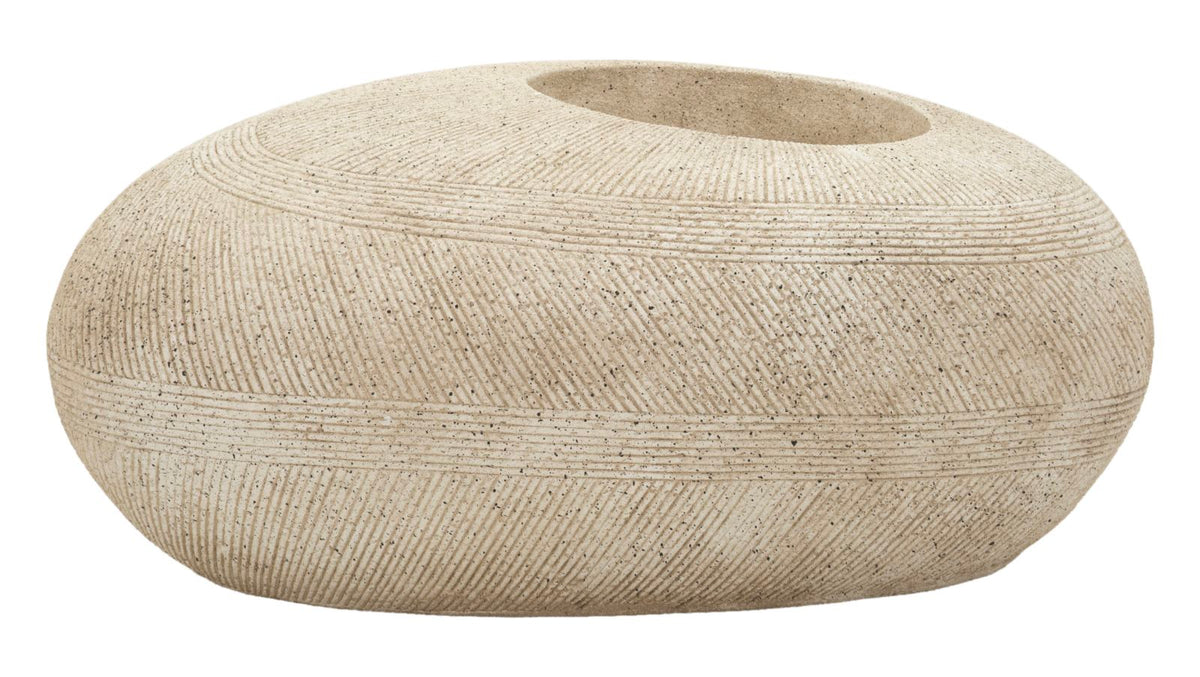 Blumenvase Stone Grau 33,5 cm