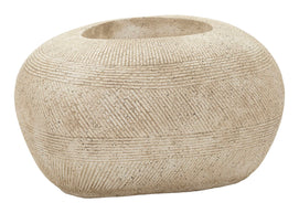 Blumenvase Stone Grau 33,5 cm