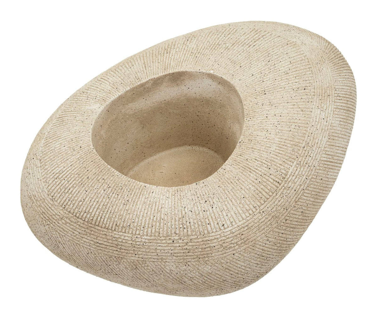 Blumenvase Stone Grau 33,5 cm