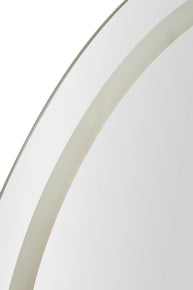 Wandspiegel LED Schlicht Silber A 80 cm