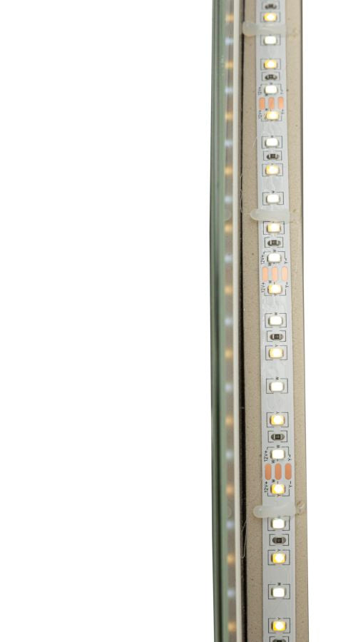 Wandspiegel LED Schlicht Silber A 80 cm