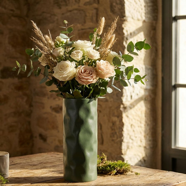 Vase Norimberga Hellgrün Klein – Blumenvase Deko