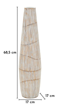 Blumenvase Hanoi Weiß 68,5 cm