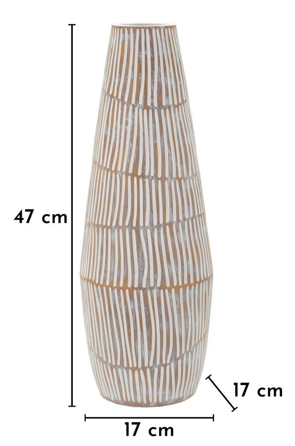 Blumenvase Hanoi Weiß – Dekovase