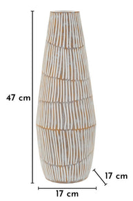 Blumenvase Hanoi Weiß – Dekovase