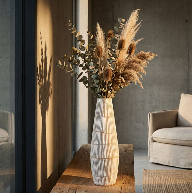 Blumenvase Hanoi Weiß – Dekovase