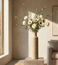 Bodenvase Sand Beige 97 cm