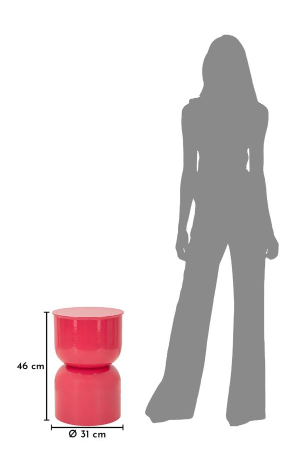 Beistelltisch Oyi Pink Rund – Couchtisch Deko