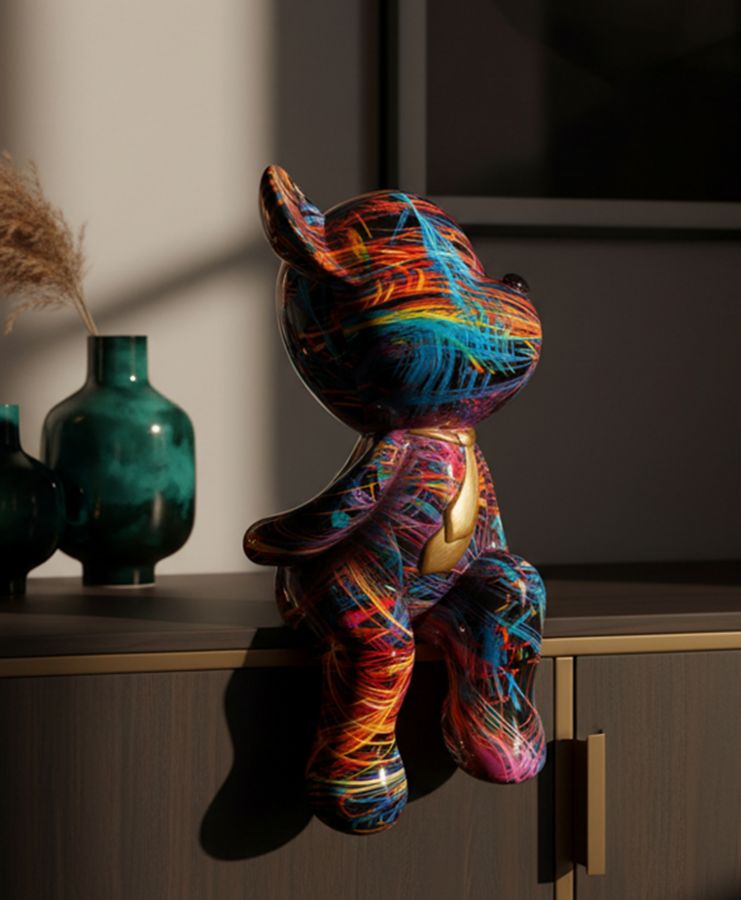 Dekofigur Bär Bunt – Tierfigur