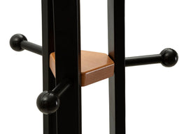Kleiderständer X Schwarz Holz – Garderobe Flur
