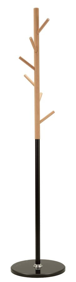 Kleiderständer Tree Schwarz Holz – Garderobe Flur