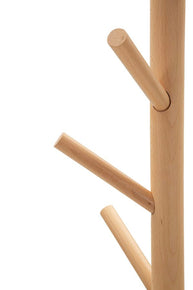 Kleiderständer Tree Schwarz Holz – Garderobe Flur