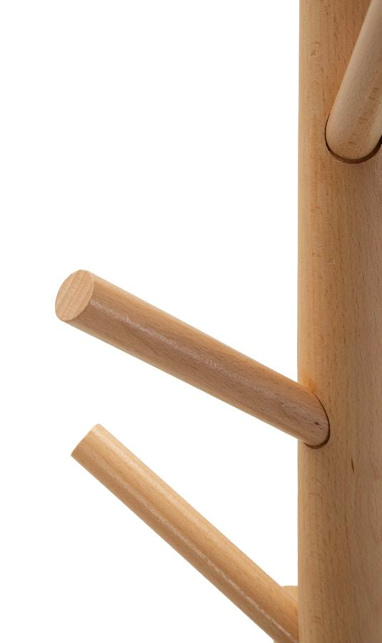 Kleiderständer Tree Schwarz Holz – Garderobe Flur