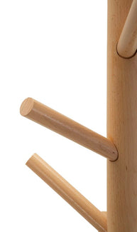 Kleiderständer Tree Schwarz Holz – Garderobe Flur