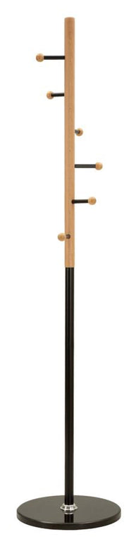 Kleiderständer Step Schwarz Holz – Garderobe Flur