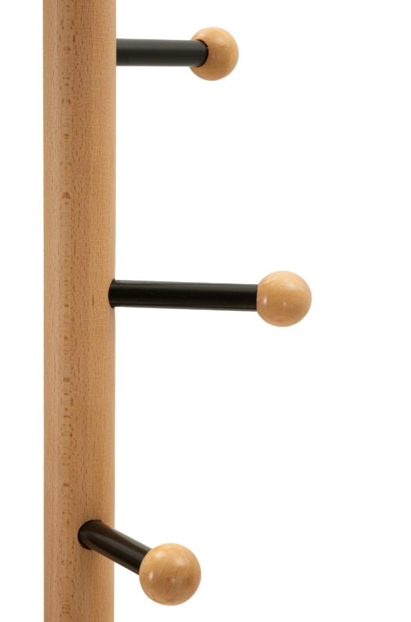 Kleiderständer Step Schwarz Holz – Garderobe Flur