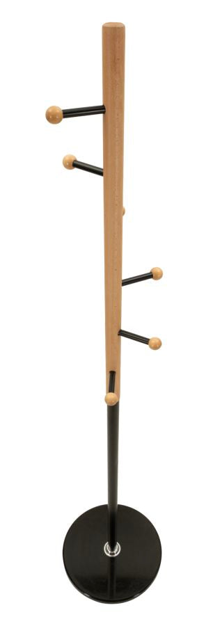 Kleiderständer Step Schwarz Holz – Garderobe Flur