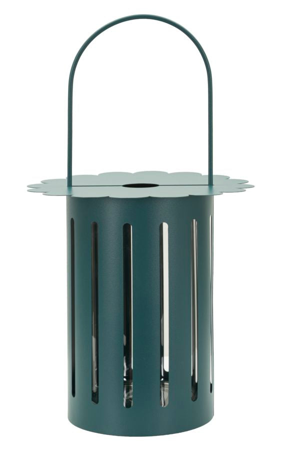 Laterne Saturno Petrol Metall – Windlicht Deko